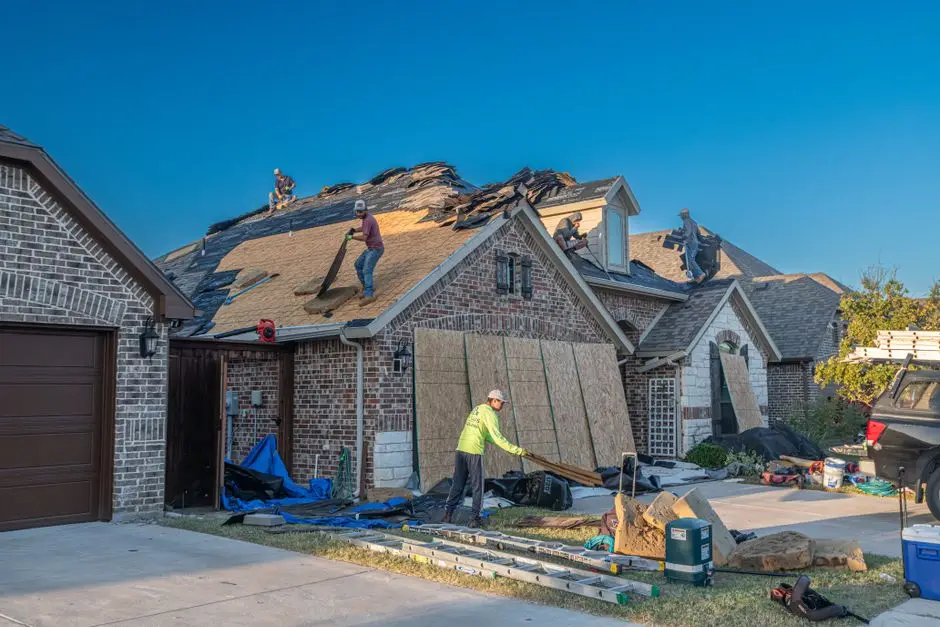 Slate roofing